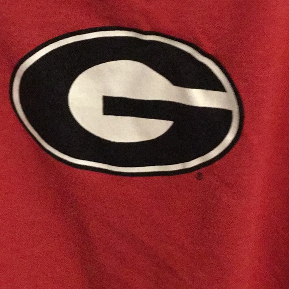 Ladies Nike red  “GA Bulldogs” racerback tank top - Picture 4 of 4